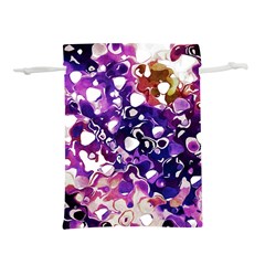 Paint Texture Purple Watercolor Lightweight Drawstring Pouch (s)