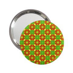 Pattern Texture Christmas Colors 2.25  Handbag Mirrors