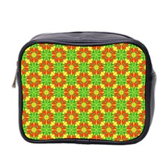 Pattern Texture Christmas Colors Mini Toiletries Bag (Two Sides)