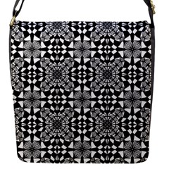 Fabric Design Pattern Color Flap Closure Messenger Bag (s) by Simbadda