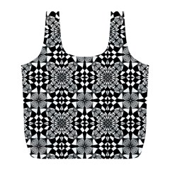 Fabric Design Pattern Color Full Print Recycle Bag (l) by Simbadda