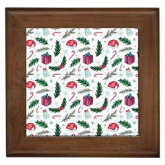 Christmas Background Framed Tile by Simbadda