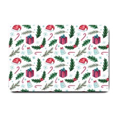 Christmas Background Small Doormat  by Simbadda