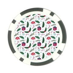 Christmas Background Poker Chip Card Guard (10 Pack) by Simbadda