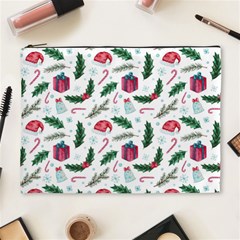 Christmas Background Cosmetic Bag (xl) by Simbadda