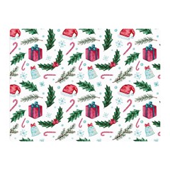 Christmas Background Double Sided Flano Blanket (mini)  by Simbadda