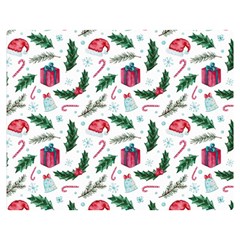 Christmas Background Double Sided Flano Blanket (medium)  by Simbadda