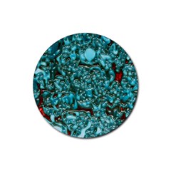 Background Organic Pattern Alie Rubber Coaster (round) 