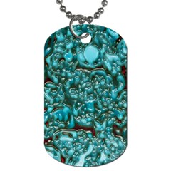 Background Organic Pattern Alie Dog Tag (one Side) by Simbadda