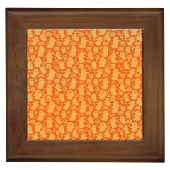 Halloween Background Framed Tile by Simbadda