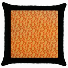 Halloween Background Throw Pillow Case (black) by Simbadda