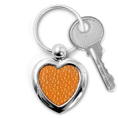 Halloween Background Key Chain (heart) by Simbadda