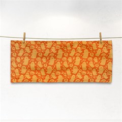 Halloween Background Hand Towel by Simbadda