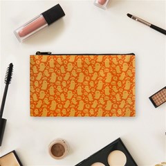 Halloween Background Cosmetic Bag (small) by Simbadda