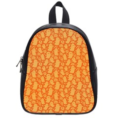 Halloween Background School Bag (small) by Simbadda