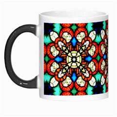 Stained Glass Pattern Texture Face Morph Mugs by Simbadda