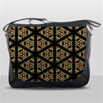 Pattern Stained Glass Triangles Messenger Bag Front