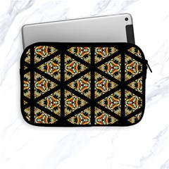 Pattern Stained Glass Triangles Apple Ipad Mini Zipper Cases by Simbadda