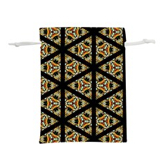 Pattern Stained Glass Triangles Lightweight Drawstring Pouch (s)