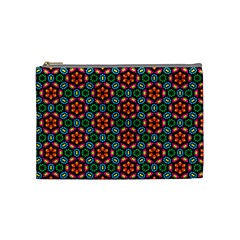 Pattern Texture Seamless Floral Cosmetic Bag (Medium)