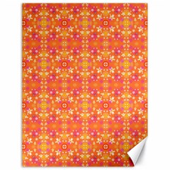  Pattern Abstract Orange Canvas 18  X 24  by Simbadda