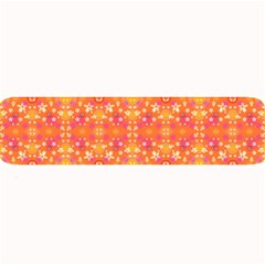  Pattern Abstract Orange Large Bar Mats by Simbadda