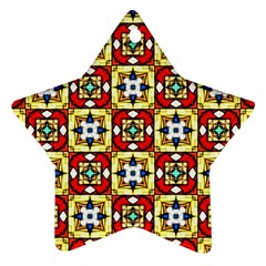 Church Pattern Church Texture Ornament (star) by Simbadda