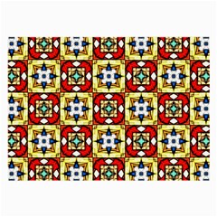 Church Pattern Church Texture Large Glasses Cloth by Simbadda