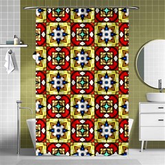 Church Pattern Church Texture Shower Curtain 48  X 72  (small)  by Simbadda