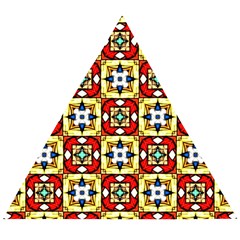 Church Pattern Church Texture Wooden Puzzle Triangle