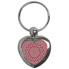 Abstract Art Abstract Background Key Chain (heart)