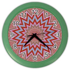 Abstract Art Abstract Background Color Wall Clock