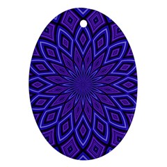 Kaleidoscope Abstract Background Ornament (oval) by Simbadda