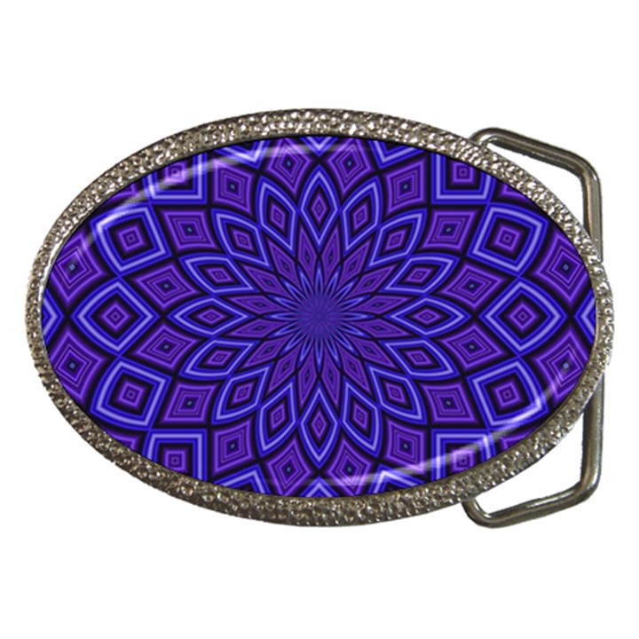 Kaleidoscope Abstract Background Belt Buckles