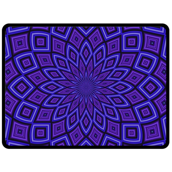 Kaleidoscope Abstract Background Fleece Blanket (Large) 