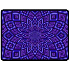 Kaleidoscope Abstract Background Double Sided Fleece Blanket (large) 