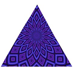 Kaleidoscope Abstract Background Wooden Puzzle Triangle