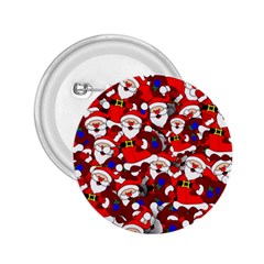 Nicholas Santa Christmas Pattern 2.25  Buttons