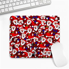 Nicholas Santa Christmas Pattern Large Mousepads