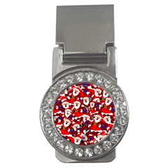 Nicholas Santa Christmas Pattern Money Clips (CZ) 