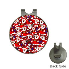 Nicholas Santa Christmas Pattern Hat Clips with Golf Markers