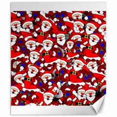 Nicholas Santa Christmas Pattern Canvas 20  x 24 