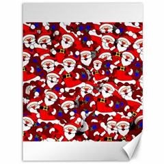 Nicholas Santa Christmas Pattern Canvas 36  x 48 