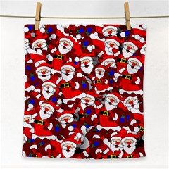 Nicholas Santa Christmas Pattern Face Towel