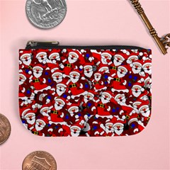 Nicholas Santa Christmas Pattern Mini Coin Purse