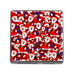 Nicholas Santa Christmas Pattern Memory Card Reader (Square 5 Slot)