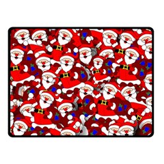 Nicholas Santa Christmas Pattern Fleece Blanket (Small)