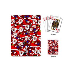 Nicholas Santa Christmas Pattern Playing Cards Single Design (Mini)