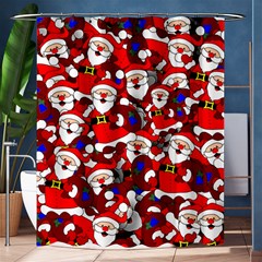 Nicholas Santa Christmas Pattern Shower Curtain 60  X 72  (medium)  by Simbadda