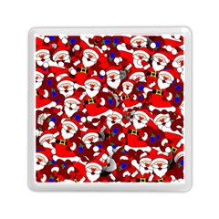 Nicholas Santa Christmas Pattern Memory Card Reader (Square)